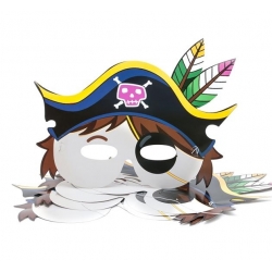 Maska papierowa Pirat 1 szt
